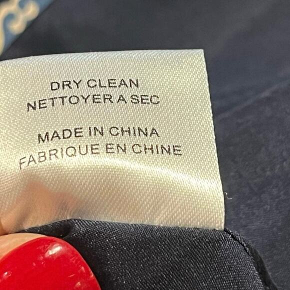 JOSEPH Deauville Printed Silk Blazer Women’s Size 40 (US 8) Luxury $795 Royal - Picture 4 of 9